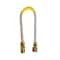Thrifco Plumbing Stainless Steel Gas Flex -3/8 Inch O.D. x 1/4 Inch I.D. x 36 Inch Long with 1/2 Inch MIP 4400688 - alternate 1
